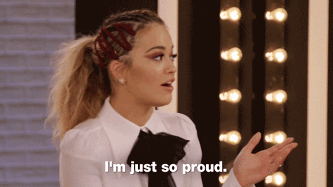 Model Rita Ora Is Proud GIF