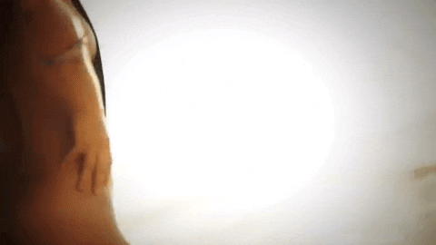 Model Wears Thong In Bright Sunlight GIF