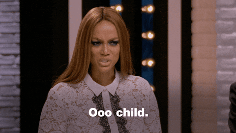 Modelo Tyra Banks Oooh Child GIF