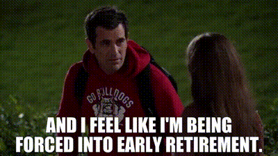 Modern Family Ty Burell As Phil Dunphy Forced Into Early Retirement GIF