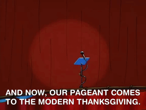 Modern Thanksgiving Family Gathering GIF