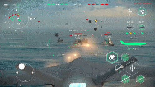 Modern Warships Fighter Aircraft GIF