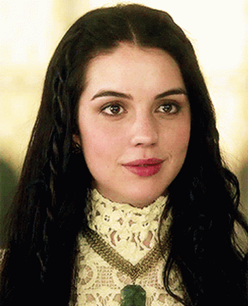 Modest Adelaide Kane Calm Facial Expression GIF