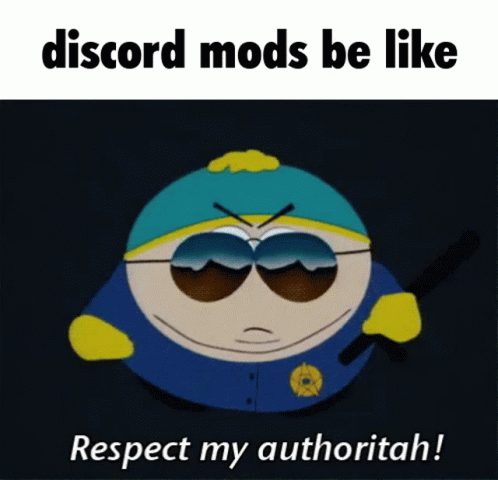 Mods Respect My Authority GIF