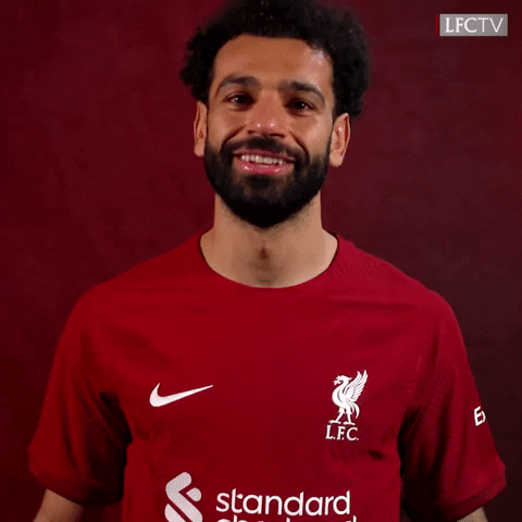 Mohamed Salah Cross Arms GIF