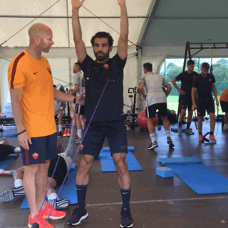 Mohamed Salah Gym Training GIF