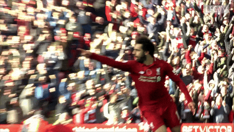 Mohamed Salah Knee Slide GIF