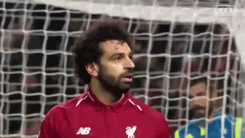 Mohamed Salah Teammate Neck Hug GIF