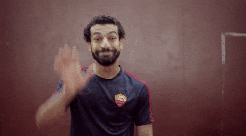 Mohamed Salah Waving GIF