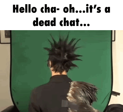 Mohawk Man Hello Cha Oh It's Dead Chat GIF
