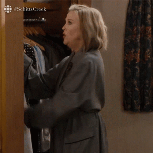Moira Rose Is Building Mystery GIF