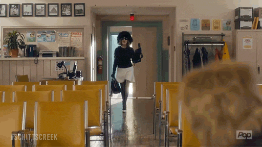 Moira Rose Walk Forward GIF