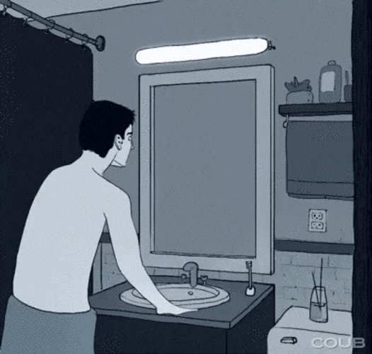 Moist Mirror Bright Lights GIF