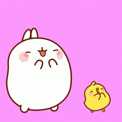 Molang And Piu Piu Aplausos GIF