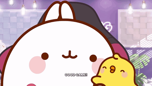 Molang And Piu Piu Good Game GIF