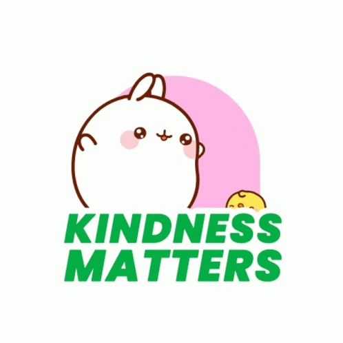 Molang And Piu Piu Kindness Matters GIF