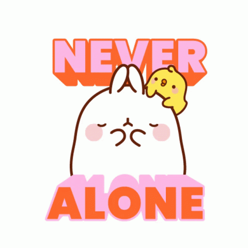 Molang And Piu Piu Never Alone GIF