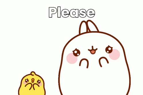 Molang And Piu Piu Pleading GIF