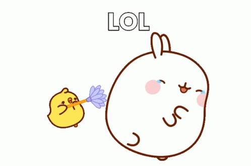 Molang And Piu Piu Teasing GIF