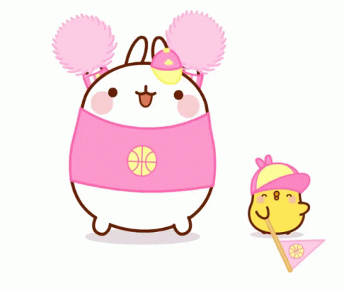 Molang Cheering Go Sports GIF