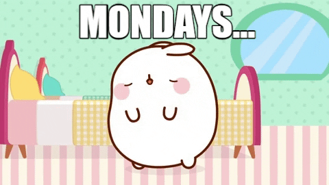 Molang Mondays Yawn GIF