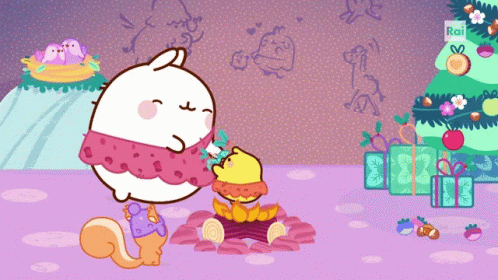 Molang Piu Piu Love GIF