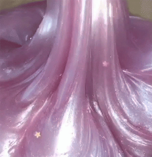 Molding Shiny Violet Slime GIF