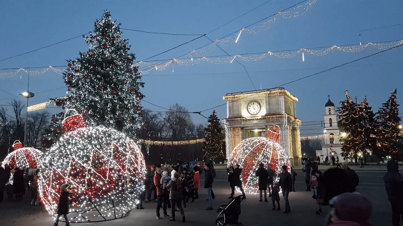 Moldova Europe Christmas Winter GIF