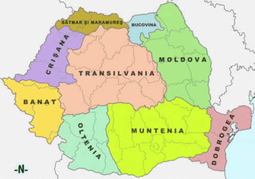 Moldova Transilvania Map Europe GIF