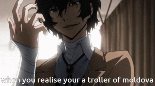 Moldova Trollers Osamu Dazai GIF