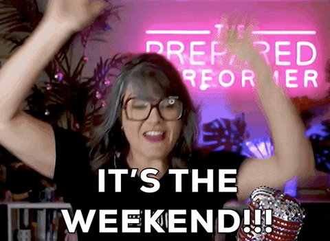 Molly Mahoney Jumping Its The Weekend GIF