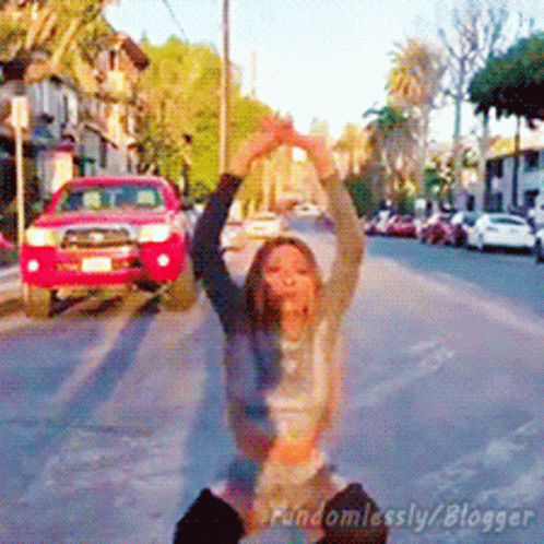 Molly Monae Get Low On The Street GIF