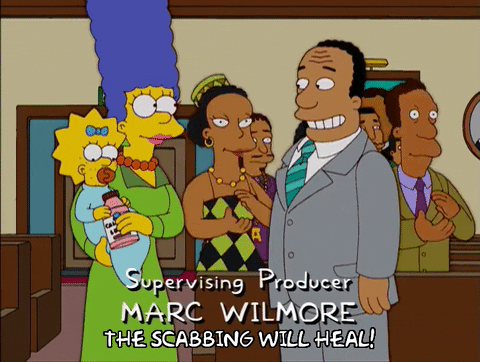 Mom Simpsons Scabbing Scab Will Heal GIF