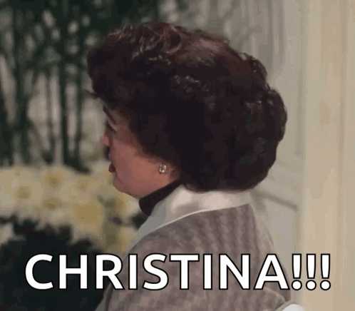 Mommie Dearest Christina Crawford Head Turn GIF