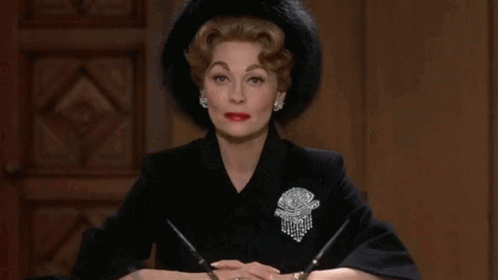 Mommie Dearest Faye Dunaway Elegant Look GIF