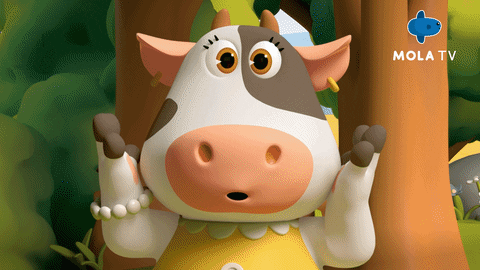 Mommy Moo Is Confused GIF