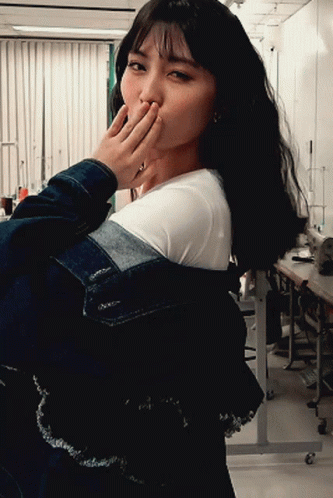 Momo Twice Flying Kiss Swag GIF