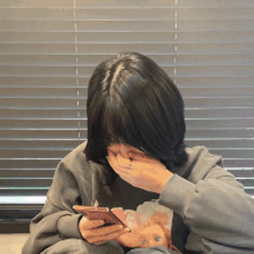 Momo Twice Smartphone Laughing GIF
