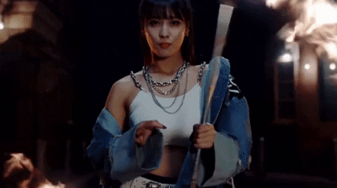 Momo Twice Yes Or Yes Fire GIF