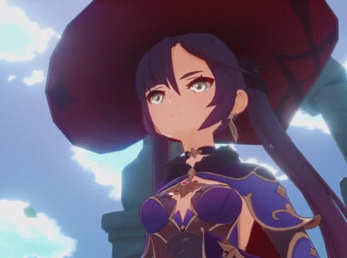 Mona Girl Anime Thunder Splashed GIF