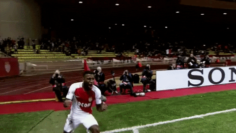 Monaco Football Team Celebratory Hug GIF