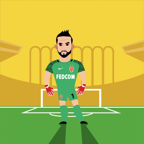 Monaco Ligue 1 Danijel Subašić Defense GIF