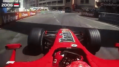 Monaco Red F1 Race 2006 GIF