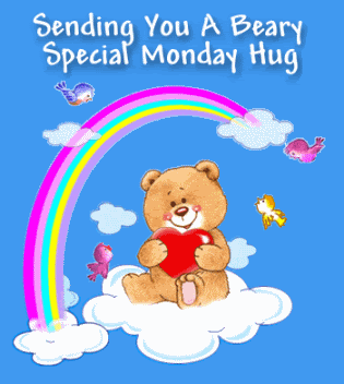 Monday Air Hug Teddy Bear Special Love GIF