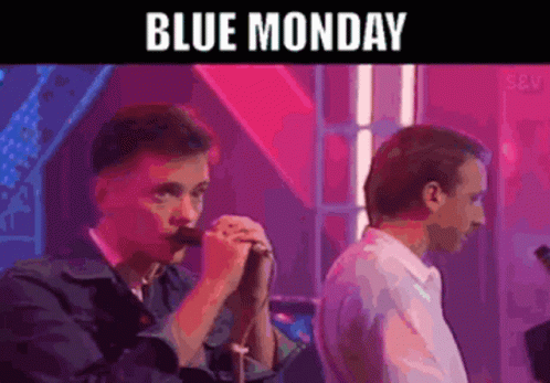 Monday Blues Man Singing GIF
