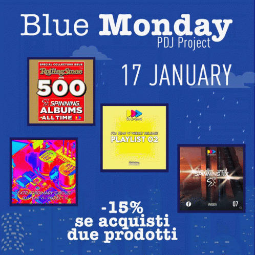 Monday Blues Product Discount GIF
