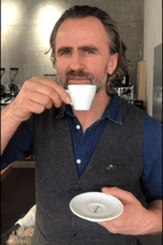 Monday Coffee Dritan Alsela Drinking GIF