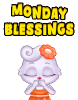 Monday Monday Blessings Sticker GIF