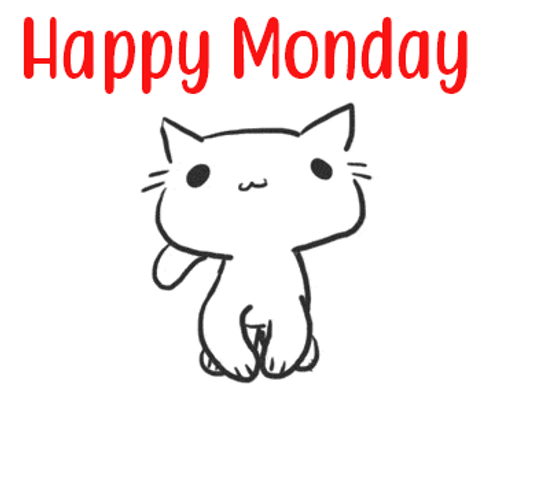 Monday Monday Happy Kitty GIF