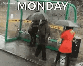 Monday Rain Gif GIF